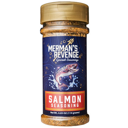 Merman’s Revenge Salmon Seasoning, 4.05 oz, Shaker