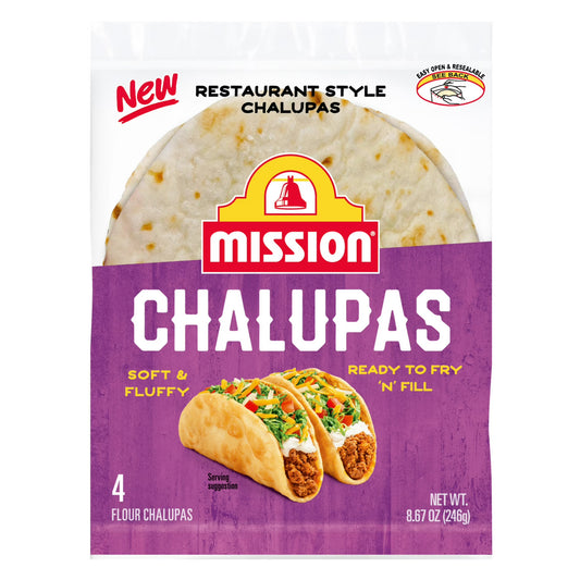 Mission Flour Chalupas, 4 Count
