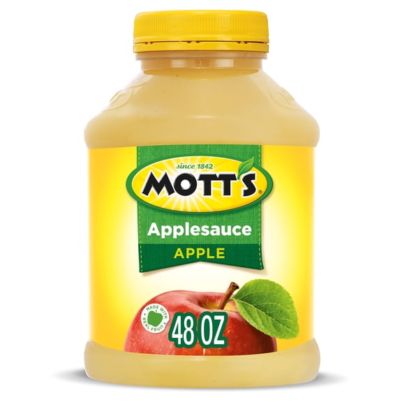 (4 pack) Mott's Applesauce, 48 Ounce Jar