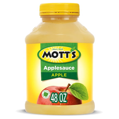 (4 pack) Mott's Applesauce, 48 Ounce Jar