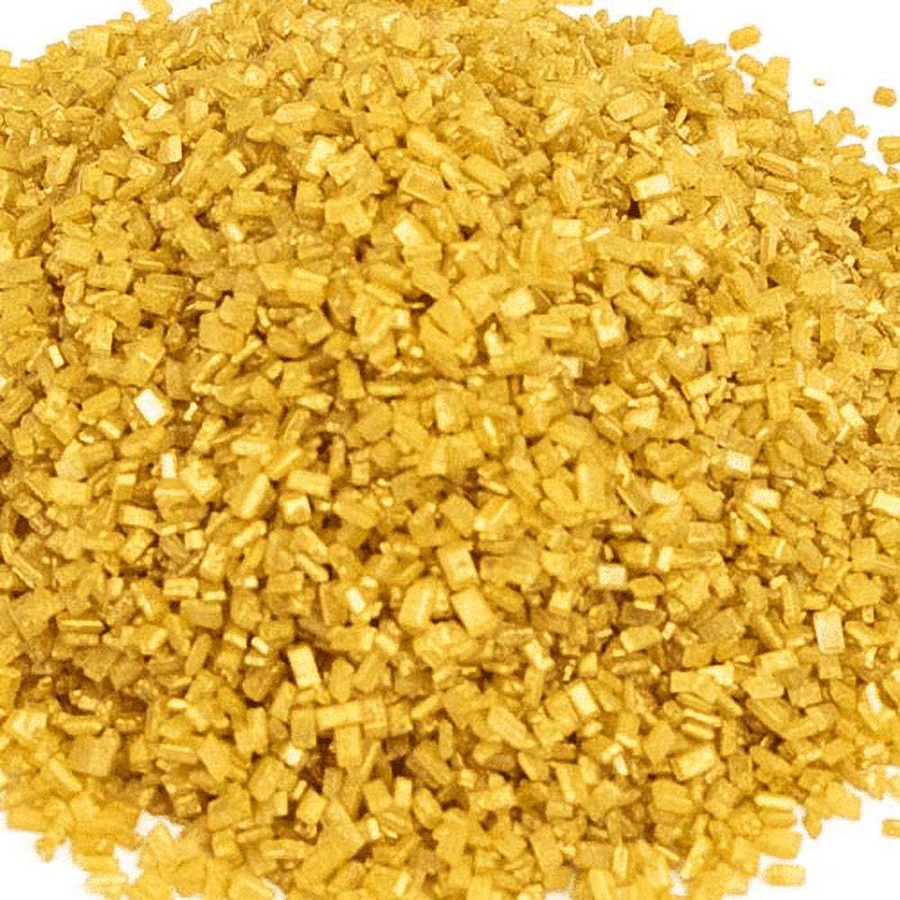NY Spice Shop Golden Sugar Granules - 1 Pound - Gold Crystalz
