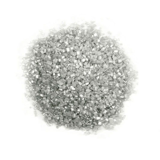 NY Spice Shop Silver Sugar Granules - 1 Pound - Silver Crystalz