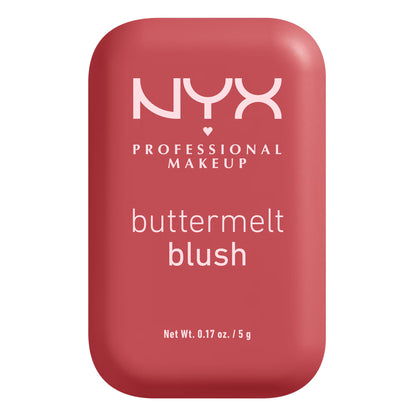 NYX Professional Makeup Buttermelt Blush Face Makeup Powder Blush, Butta Than Coral, 0.17 oz