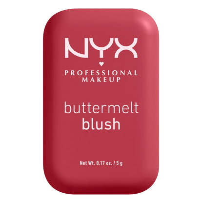 NYX Professional Makeup Buttermelt Powder Blush, Back and Butta