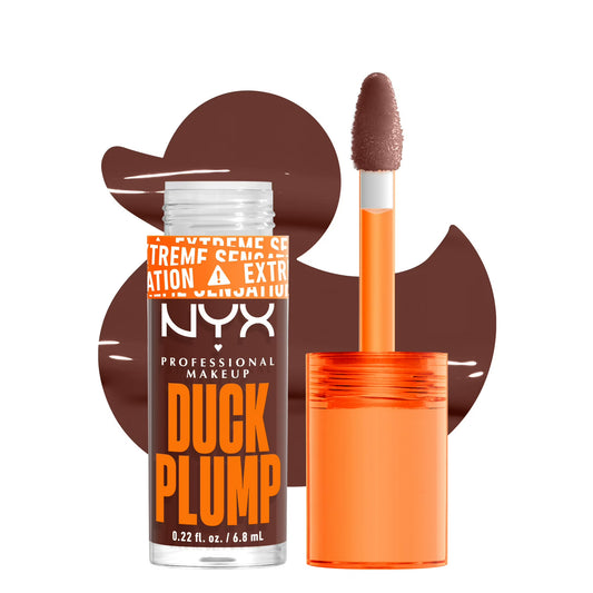 NYX Professional Makeup Duck Plump Extreme Sensation Lip Plumping Gloss, Twice the Spice, 0.23 fl oz