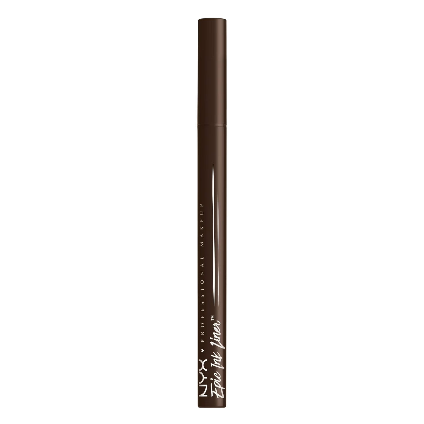 NYX Professional Makeup Epic Ink Liner, Waterproof Liquid Eyeliner, Dark Chocolate, 0.03 fl oz