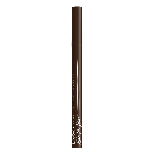 NYX Professional Makeup Epic Ink Liner, Waterproof Liquid Eyeliner, Dark Chocolate, 0.03 fl oz