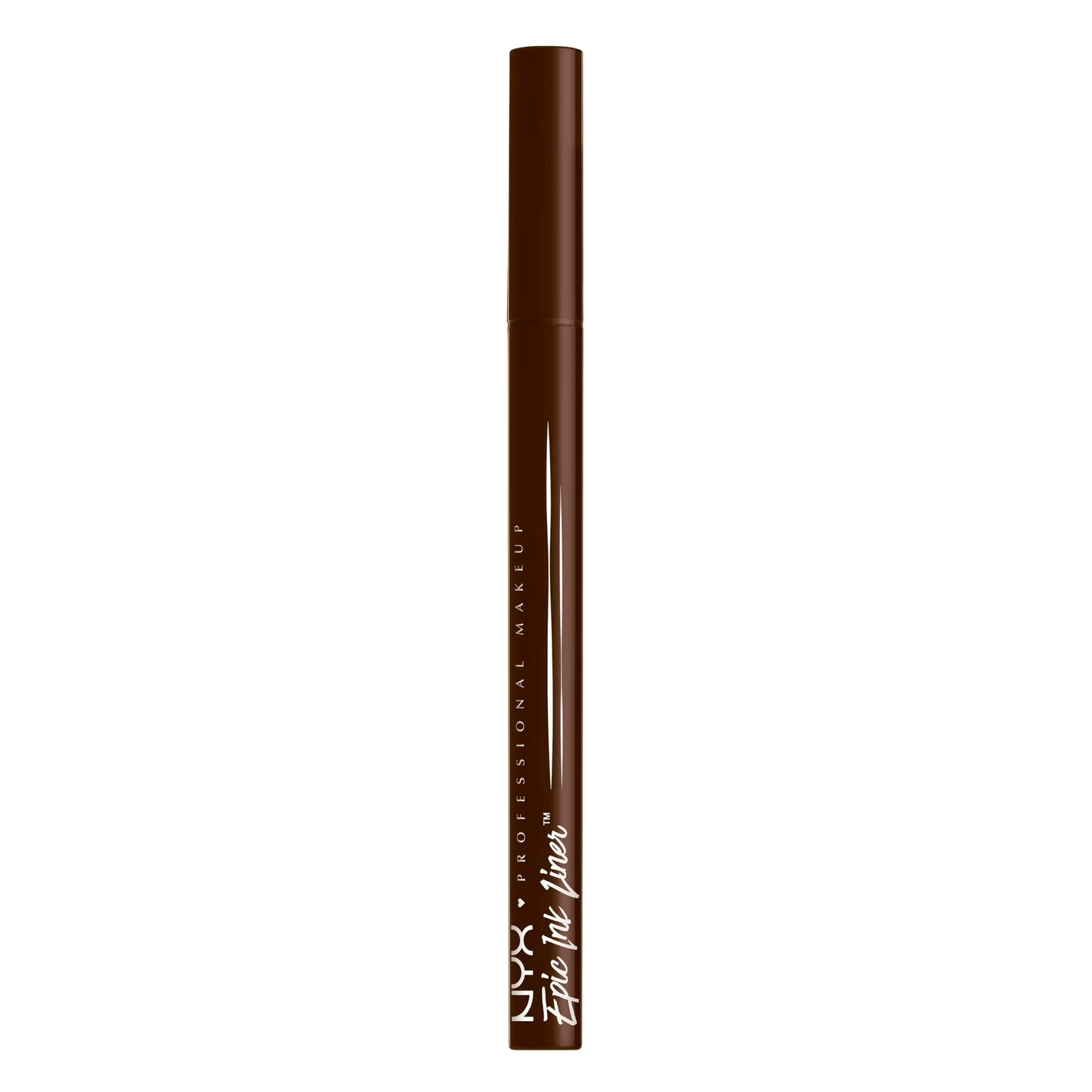 NYX Professional Makeup Epic Ink Liner, Waterproof Liquid Eyeliner Pen - Milk Chocolate, Milk Chocolate, 0.03 fl oz