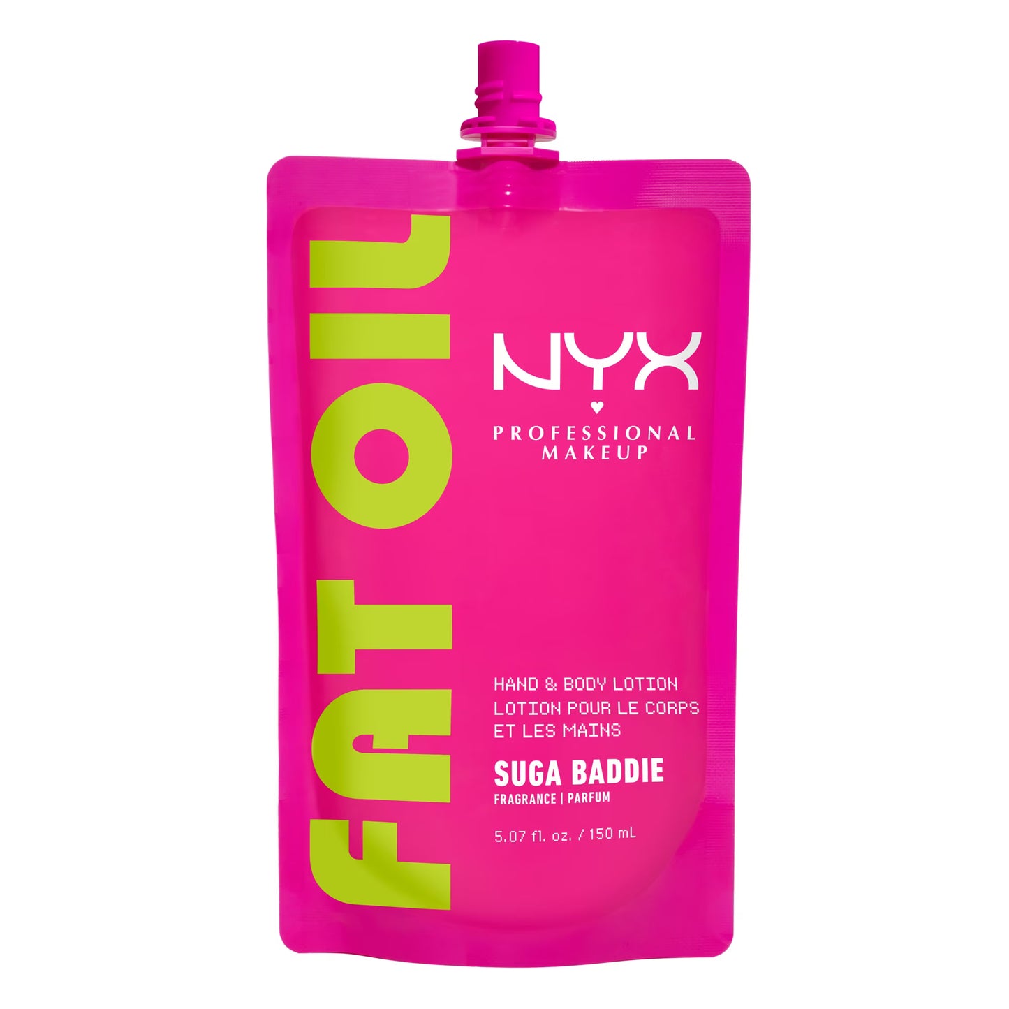 NYX Makeup Fat Oil Body Lotion and Hand Lotion Moisturizer Suga Baddie 5.1 fl oz