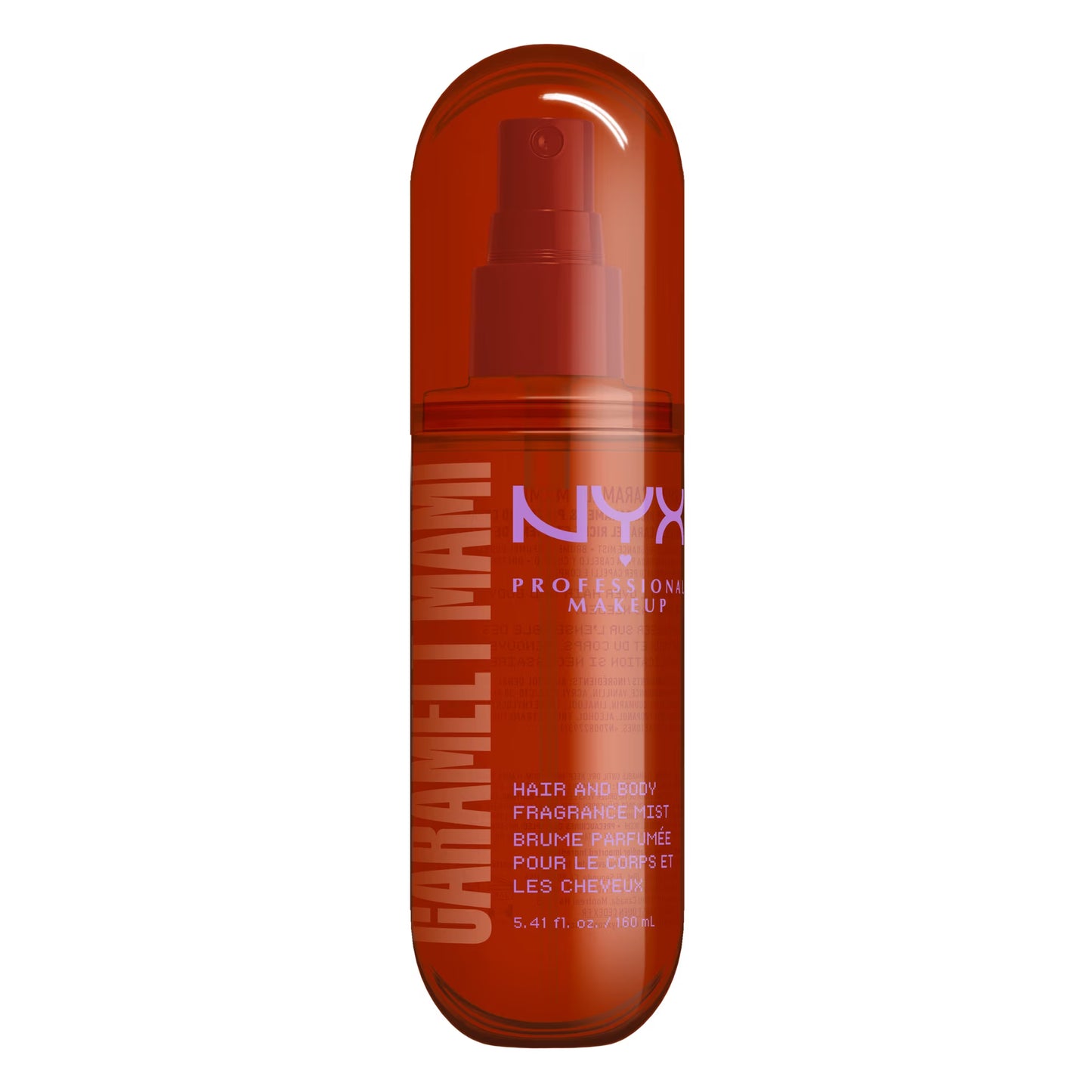 NYX Professional Makeup Fat Oil Caramel Pistachio Sweet Body Spray Hair Mist, Caramelt Mami, 5.4 fl oz