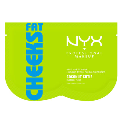 NYX Professional Makeup Fat Oil Fat Cheeks Butt Mask, Coconut Cutie, 1.36 fl oz