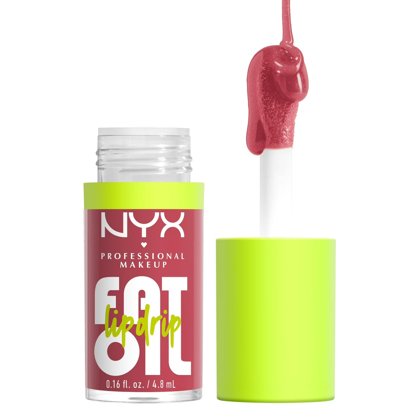 NYX Professional Makeup Fat Oil Lip Drip Hydrating Lip Gloss with Oil Blend, Chillin Like a Villain, 0.16 fl oz