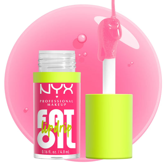 NYX Professional Makeup Fat Oil Lip Drip Hydrating Lip Gloss with Oil Blend, Missed Call, 0.16 fl oz