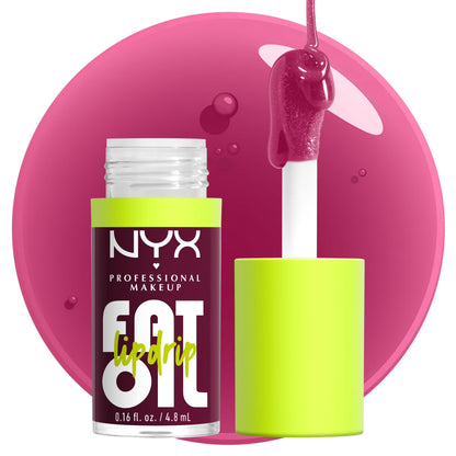 NYX Professional Makeup Fat Oil Lip Drip Hydrating Lip Gloss with Oil Blend, That's Chic, 0.16 fl oz