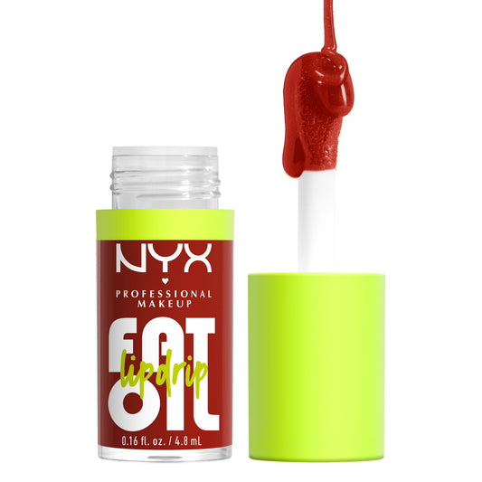 NYX Professional Makeup Fat Oil Lip Drip Hydrating Lip Gloss with Oil Blend, Losin Control, 0.16 fl oz