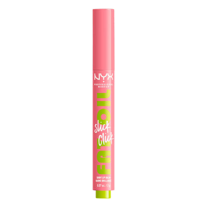NYX Professional Makeup Fat Oil Slick Click Hydrating Tinted Lip Gloss with Lightweight Hydration, Clout, 0.07 oz