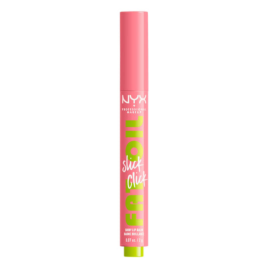 NYX Professional Makeup Fat Oil Slick Click Hydrating Tinted Lip Gloss with Lightweight Hydration, Clout, 0.07 oz