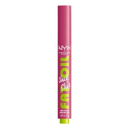 NYX Professional Makeup Fat Oil Slick Click Hydrating Tinted Lip Gloss with Lightweight Hydration, DM Me, 0.07 oz