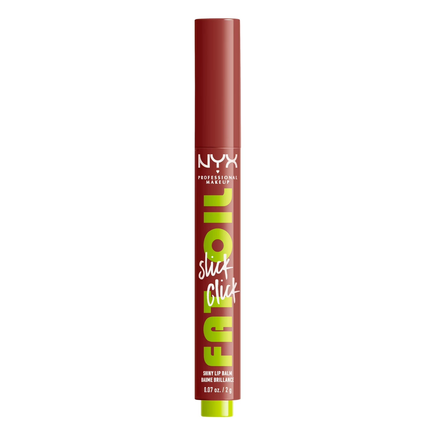 NYX Professional Makeup Fat Oil Slick Click Hydrating Tinted Lip Gloss with Lightweight Hydration, Going Viral, 0.07 oz