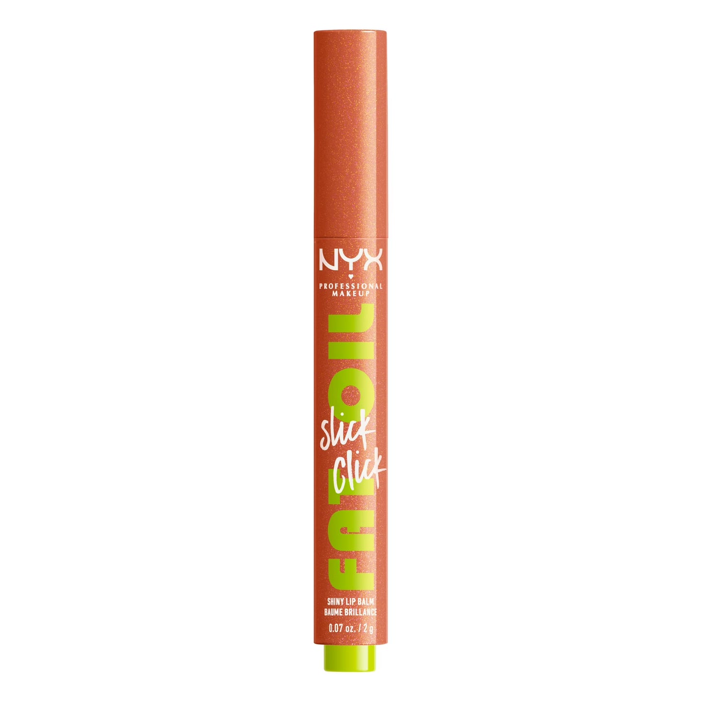 NYX Professional Makeup Fat Oil Slick Click Hydrating Tinted Lip Gloss with Lightweight Hydration, Hits Different, 0.07 oz