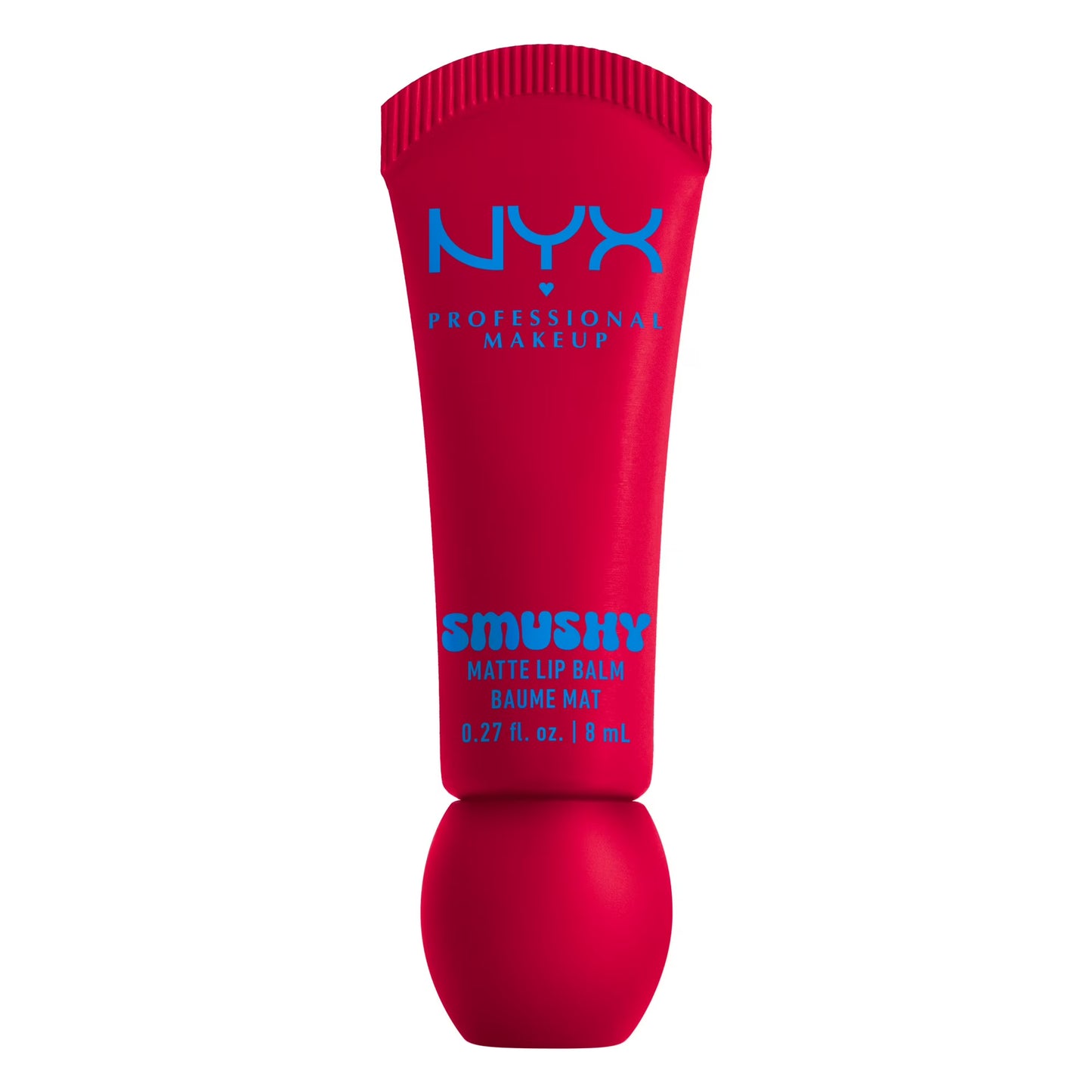 NYX Professional Makeup Smushy Matte Lip Balm, Sassy Stuff, Candy Apple Red, 0.27 fl oz