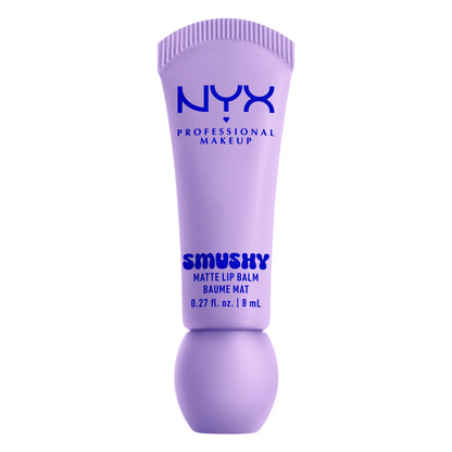 NYX Professional Makeup Smushy Matte Lip Balm, Sugar Smush, Clear, 0.27 fl oz