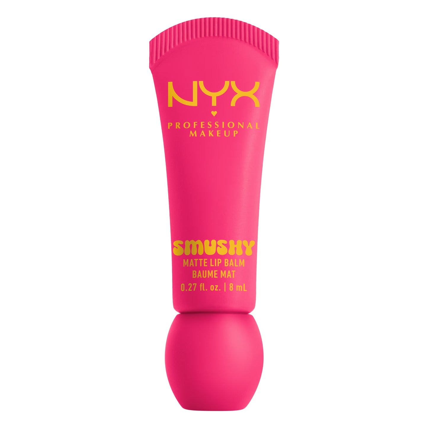 NYX Professional Makeup Smushy Matte Lip Balm, Sweet Smack, Mid-Tone Pink, 0.27 fl oz