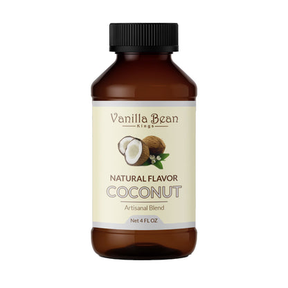 Natural Coconut Extract for Baking and Flavoring - 4 OZ - Natural Flavors for Baked Goods, Desserts, & Cooking