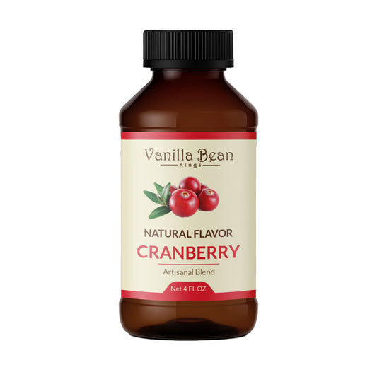 Natural Cranberry Extract for Baking and Flavoring - 4 OZ - Natural Flavors for Baked Goods, Desserts, & Cooking