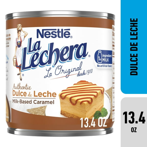 (8 pack) Nestle La Lechera Dulce de Leche Milk Based Liquid Caramel Sauce, 13.4 oz Can