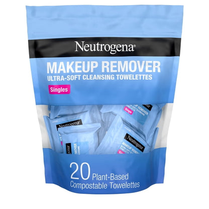 (2 pack) Neutrogena Makeup Remover Micellar Towelettes, 20 Count