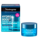 Neutrogena Hydro Boost Hyaluronic Acid Night Pressed Face Serum, Hydrating Serum, 1.7 oz