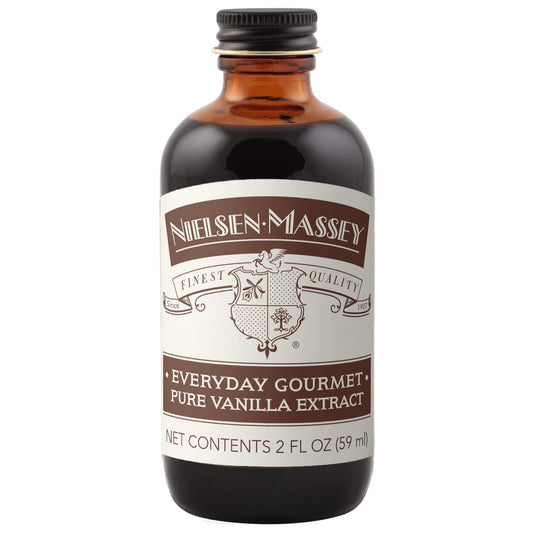 Nielsen-Massey Everyday Gourmet Pure Vanilla Extract, 2 oz – Premium Baking Vanilla for Cookies, Cakes & More
