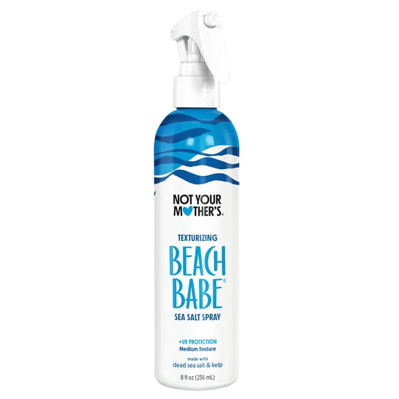 (2 pack) Not Your Mother's Beach Babe Texturizing Sea Salt Spray with UV Protection, Tropical Vanilla Coconut, 8 fl oz