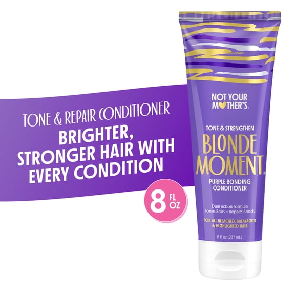Not Your Mother's Blonde Moment Purple Bonding Shampoo and Conditioner Set, 8 fl oz, 2 Pack