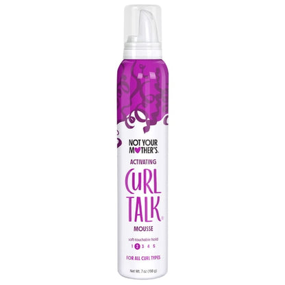 Not Your Mother's Curl Talk Defining Cream, Frizz Control Gel, and Curl Activating Mousse, 3 Pack