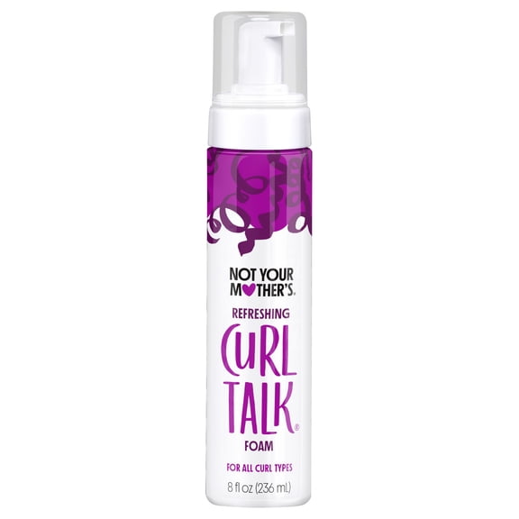 (2 pack) Not Your Mother's Curl Talk Refreshing Curl Foam, 8 fl oz