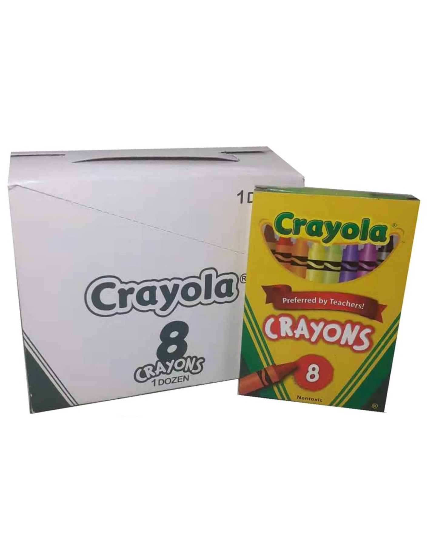 Crayola Crayons 8 in a Box (Pack of 12) 96 Crayons Total