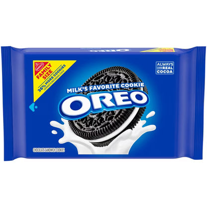 (3 pack) OREO Chocolate Sandwich Cookies, Family Size, 18.12 oz