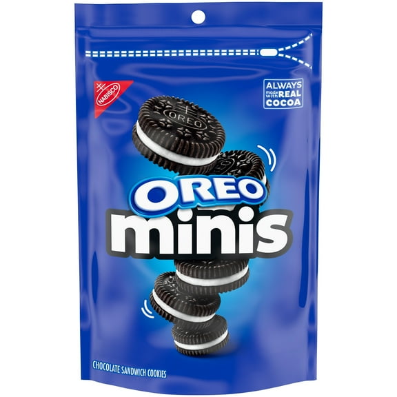 (3 pack) OREO Minis Chocolate Sandwich Cookies, 8 oz