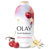 Olay Fresh Radiance Body Wash, Essence of Black Cherry and Vanilla, Vitamin B3 and Antioxidant Blend, 22 fl oz