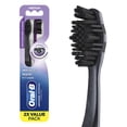 Oral-B Toothbrush Advanced Whitening Charcoal, Medium, 2 Count