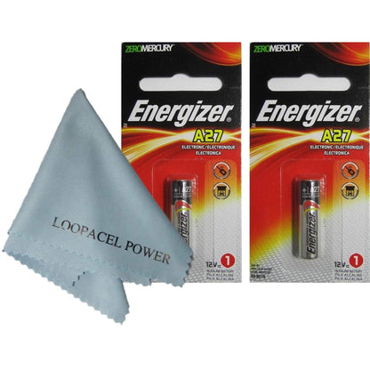 Energizer 27A A27 G27A B-1 L828 CA22 GP27A Battery 12V Pack of 2