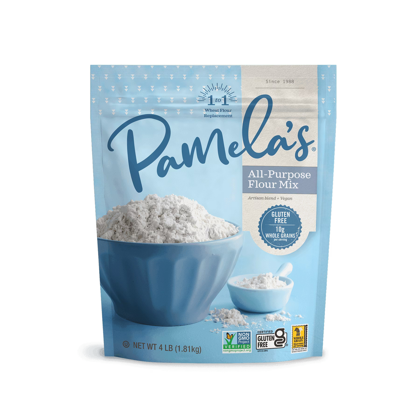 Pamela’s Gluten-Free All-Purpose Flour Mix, 4 lb Bag