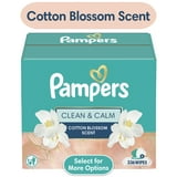 Pampers Wipes, Clean & Calm, Cotton Blossom Scent, 336 Wipes Total (6X Pop-Top Packs)