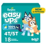 Pampers Easy Ups Bluey Potty Training Pants Size 4T-5T, 18 Count (Select for More Options)