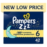 Pampers Swaddlers Overnight Zzz Baby Diapers Size 6, 42 Count (Select for More Options)