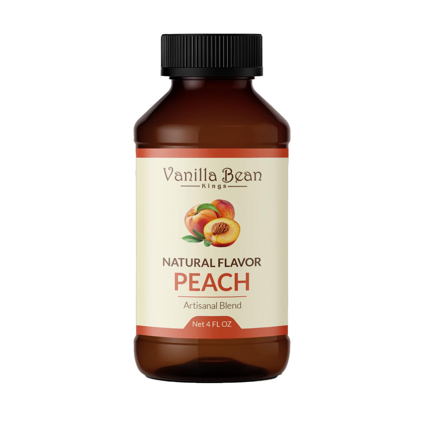 Peach Extract for Baking and Flavoring - 4 OZ - Naturals Flavors for Baked Goods, Desserts, & Cooking (Peach Extract)