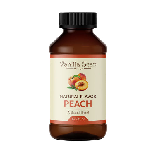 Peach Extract for Baking and Flavoring - 4 OZ - Naturals Flavors for Baked Goods, Desserts, & Cooking (Peach Extract)