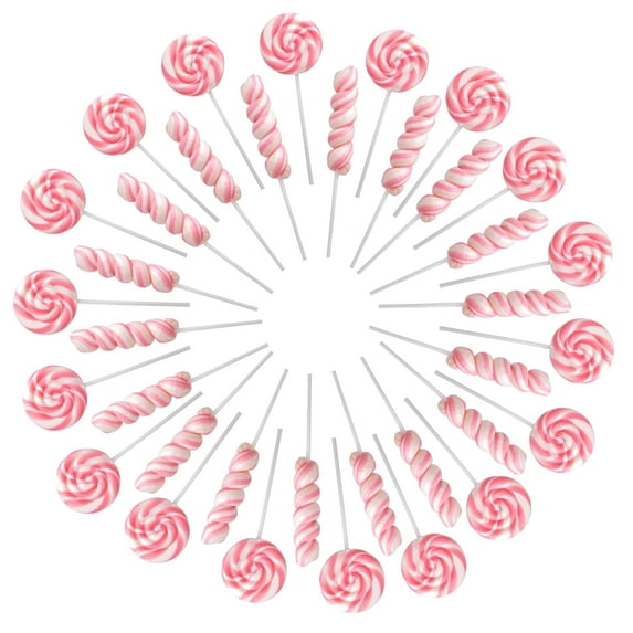 Pink Swirl and Twist Lollipops, Birthday Party Candy, 36 Count, 15.24 Ounce Box